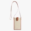 CLAUDIE PIERLOT AMIXCANVAS - Pochette à Bandoulière En Toile | Beige