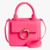 CLAUDIE PIERLOT ANOUCKNANO - Sac Bandoulière En Cuir Lisse | Rose -Claudie Pierlot Mode 4066904