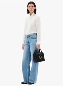 CLAUDIE PIERLOT ANOUCKSMALL - Sac Bandoulière En Cuir | Noir -Claudie Pierlot Mode 4102664