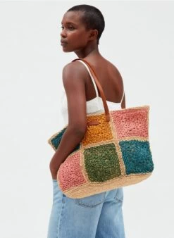 CLAUDIE PIERLOT ANGELACABASRAPHIA - Sac Cabas En Raphia | Multicolore -Claudie Pierlot Mode 4162914