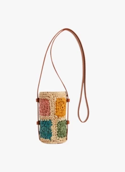 CLAUDIE PIERLOT APORTEGOURDERAPHIA - Porte Gourde En Raphia | Multicolore