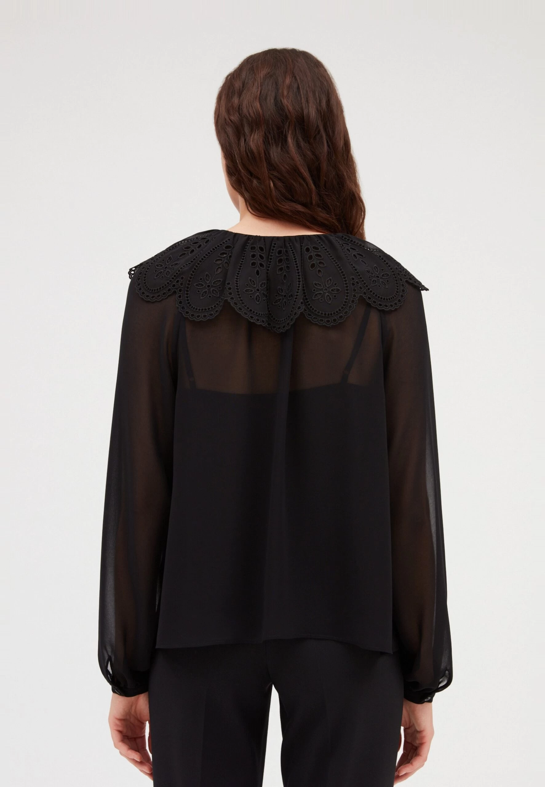 CLAUDIE PIERLOT Badelbis - Blouse - Noir 5 CLAUDIE PIERLOT Badelbis - Blouse - Noir – Image 3