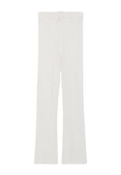 CLAUDIE PIERLOT Maliba - Pantalon Classique - Ecru -Claudie Pierlot Mode 41fb30e7376c48e6b73209d30f4d57ba