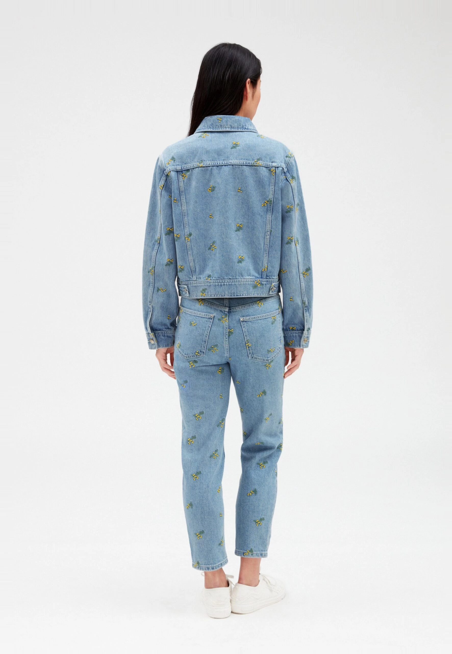 CLAUDIE PIERLOT Vinobrode - Veste En Jean - Denim Very Light Blue 5 CLAUDIE PIERLOT Vinobrode - Veste En Jean - Denim Very Light Blue – Image 3