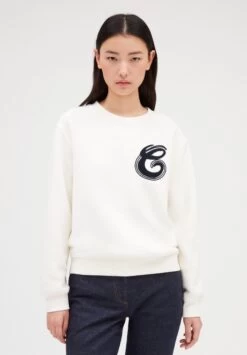 CLAUDIE PIERLOT Tari - Sweatshirt - Ecru