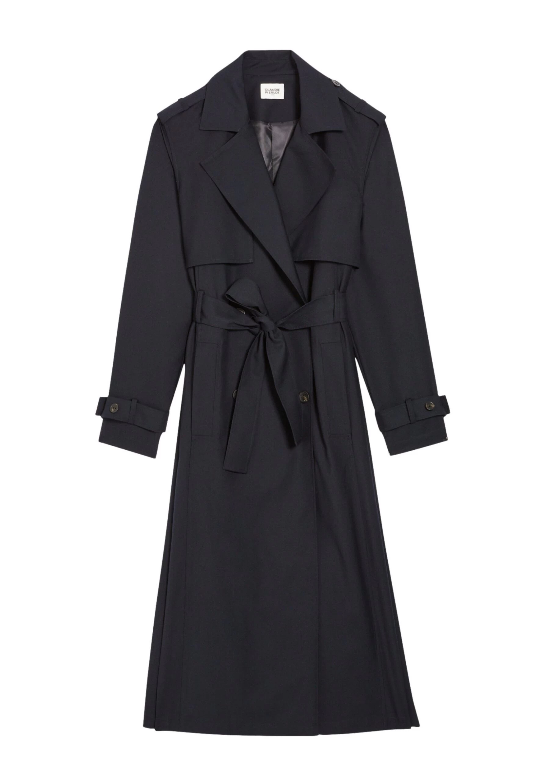 CLAUDIE PIERLOT Ginabis - Trench - Marine 7 CLAUDIE PIERLOT Ginabis - Trench - Marine – Image 5