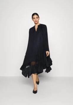 CLAUDIE PIERLOT Riverso - Robe De Jour - Marine