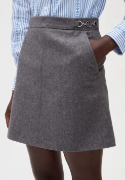 CLAUDIE PIERLOT Songe - Jupe Trapèze - Gris Chine