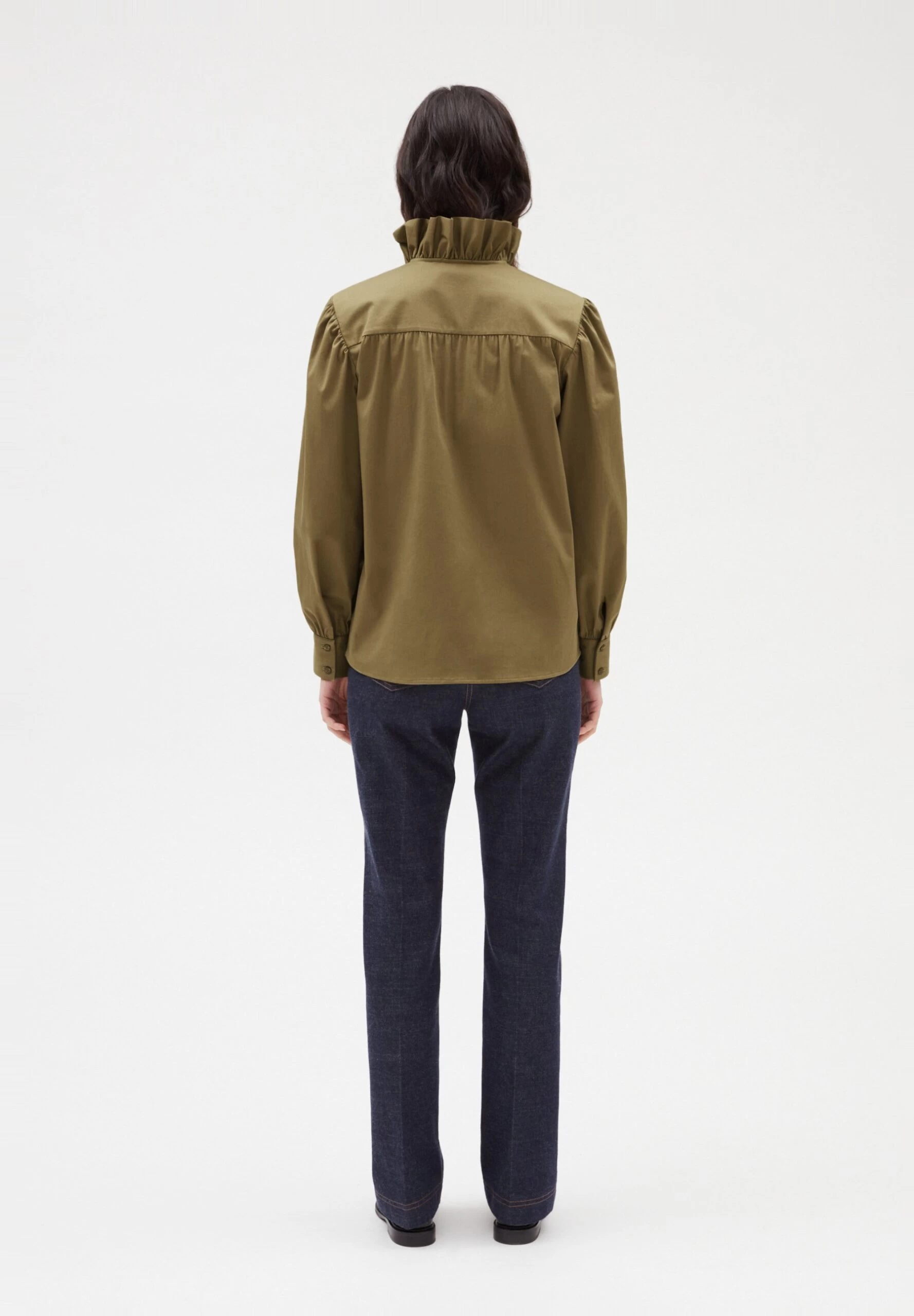 CLAUDIE PIERLOT Ben - Blouse - Lichen 5 CLAUDIE PIERLOT Ben - Blouse - Lichen – Image 3