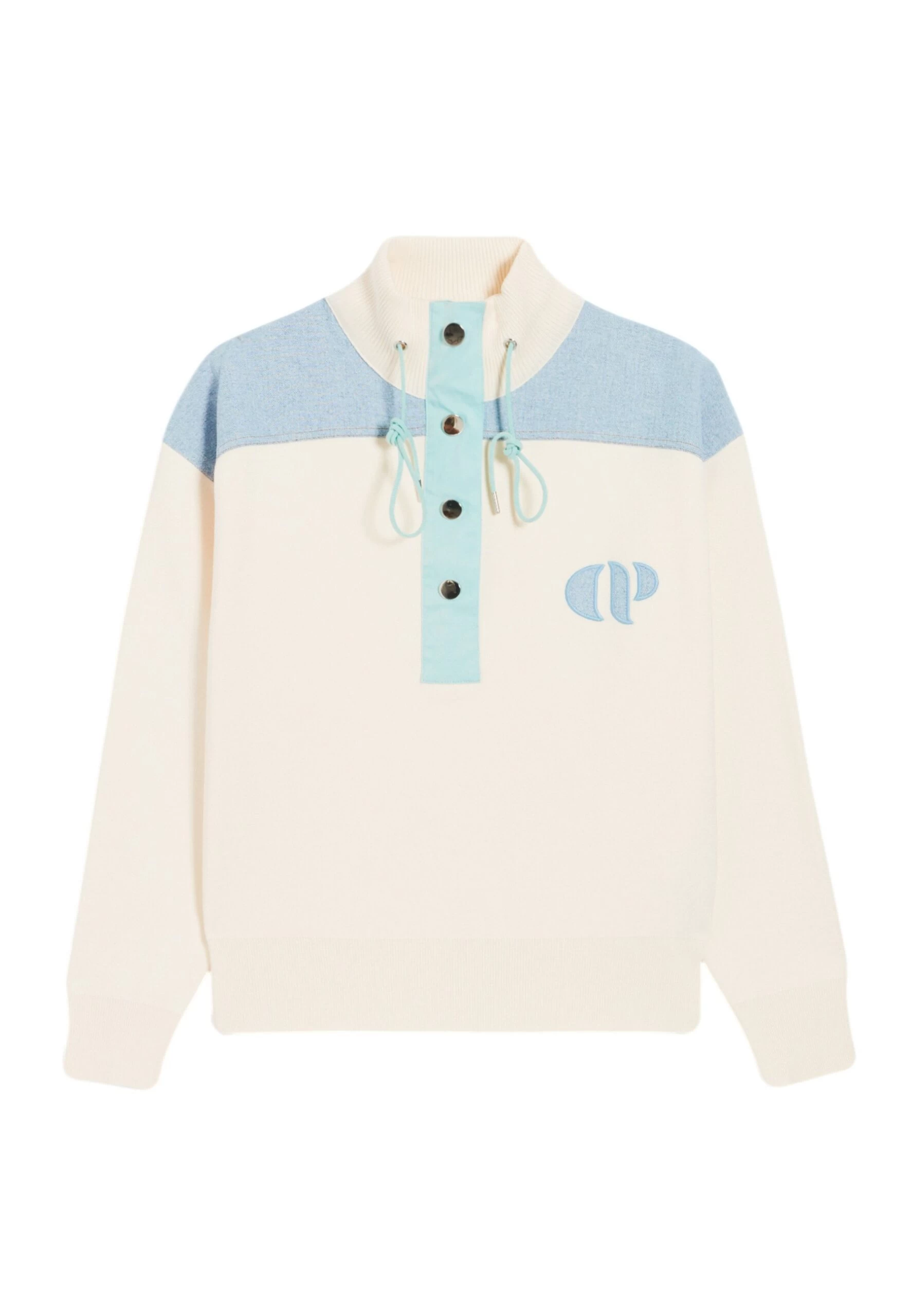 CLAUDIE PIERLOT Minimumbis - Sweatshirt - Ecru 7 CLAUDIE PIERLOT Minimumbis - Sweatshirt - Ecru – Image 5