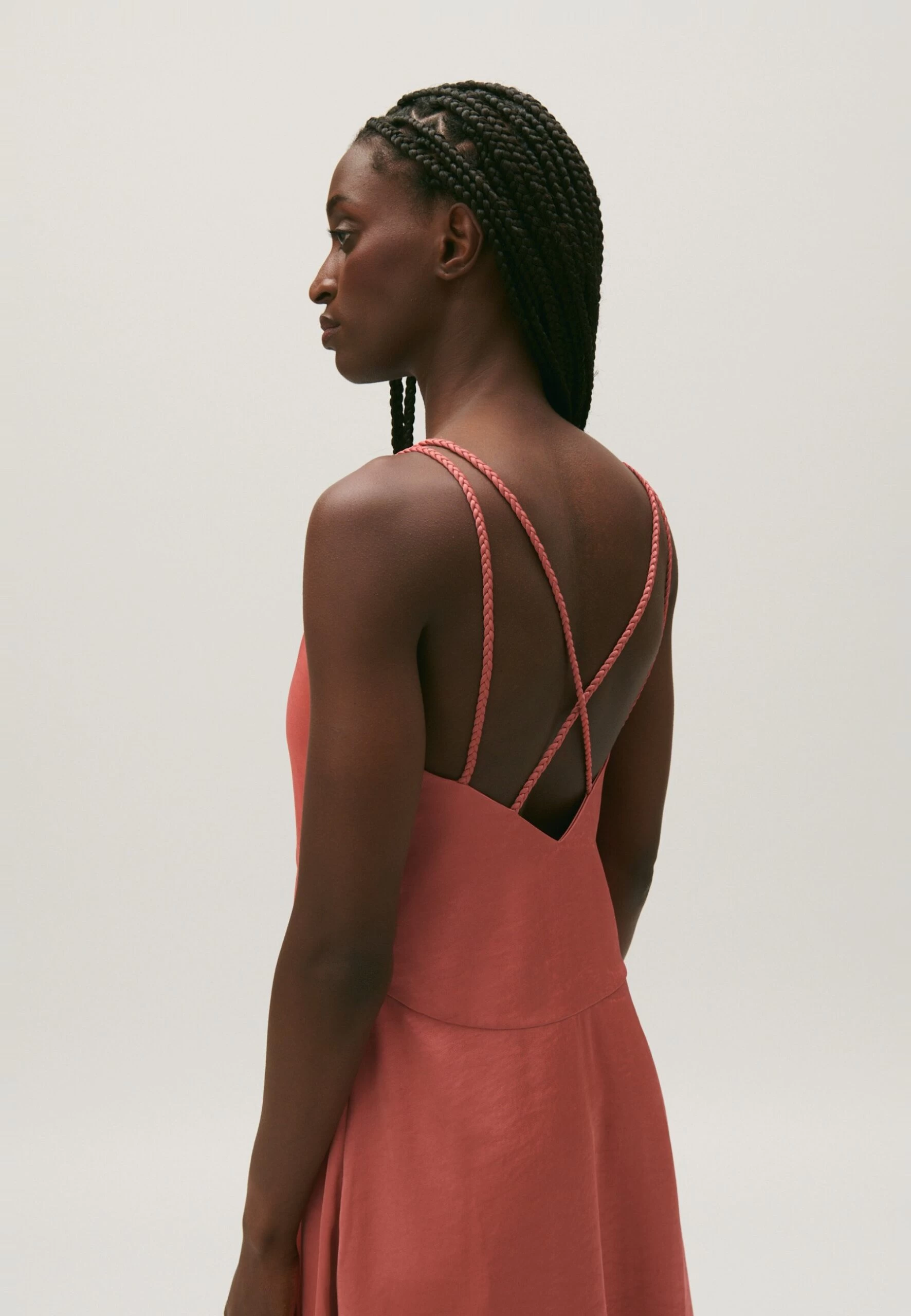 CLAUDIE PIERLOT Roya - Robe Longue - Terracotta 6 CLAUDIE PIERLOT Roya - Robe Longue - Terracotta – Image 4