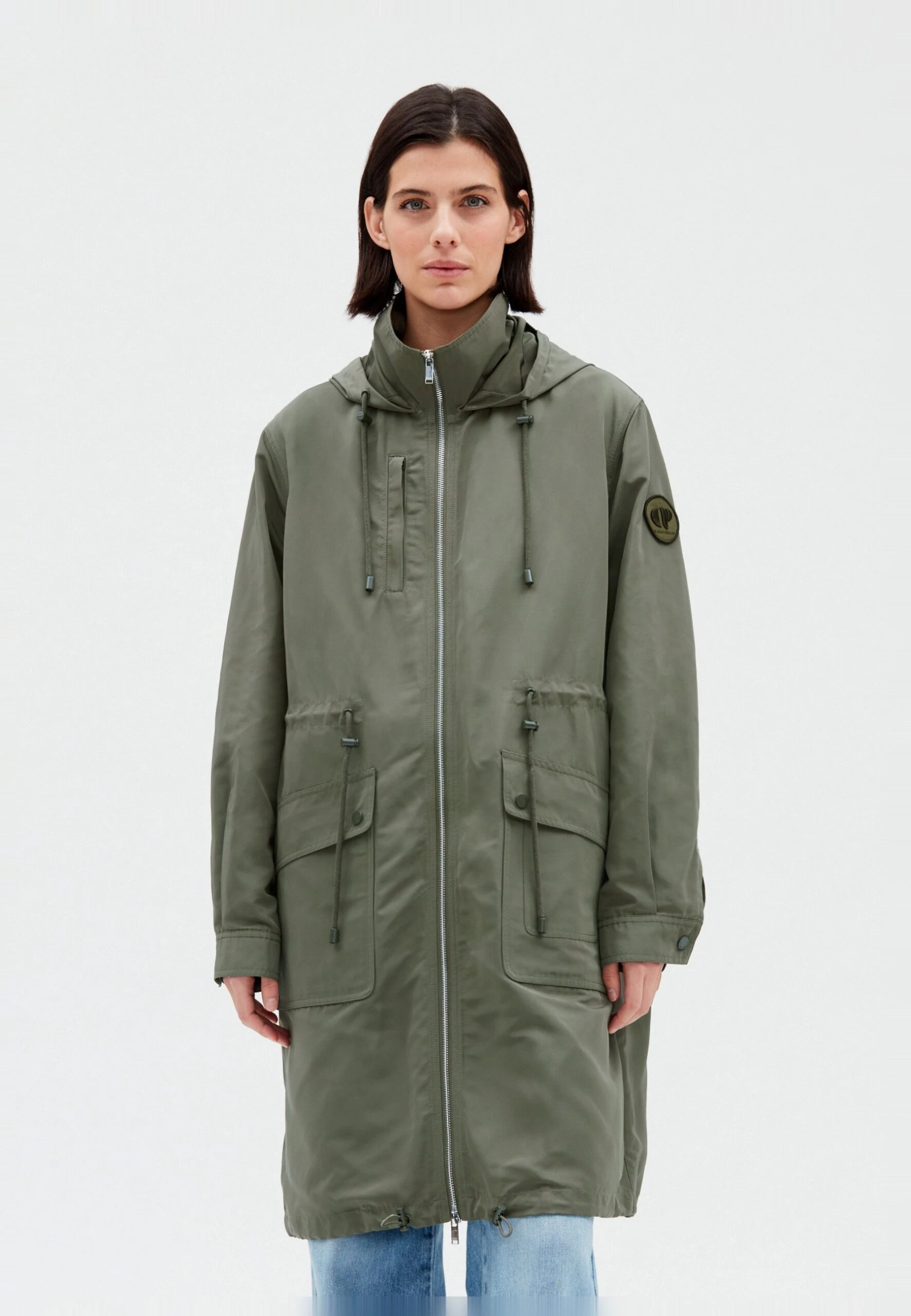 CLAUDIE PIERLOT Gadget - Parka - Kaki 3 CLAUDIE PIERLOT Gadget - Parka - Kaki