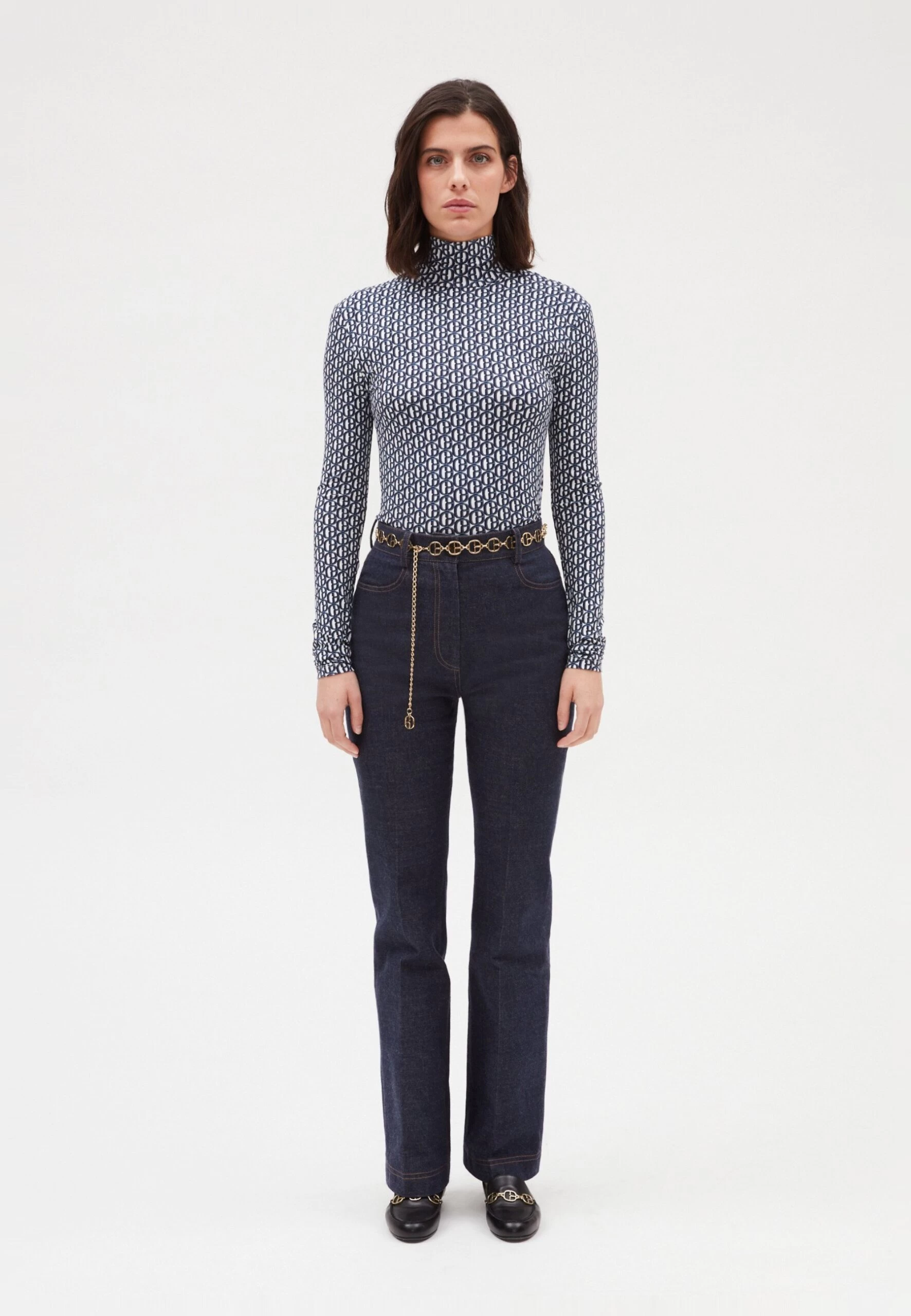 CLAUDIE PIERLOT Thilo - T-Shirt À Manches Longues - Print Clair 4 CLAUDIE PIERLOT Thilo - T-Shirt À Manches Longues - Print Clair – Image 2