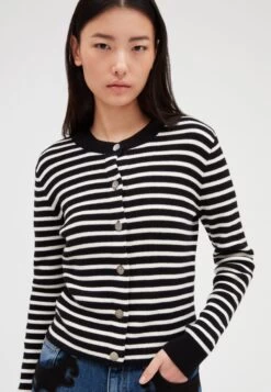 CLAUDIE PIERLOT Martine - Gilet - Bicolore -Claudie Pierlot Mode 4e8b90c72f50478ba2ce069fe432b0dc