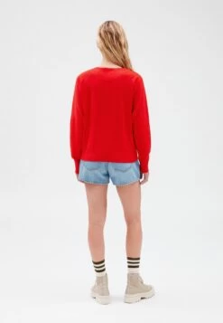 CLAUDIE PIERLOT Myred - Sweatshirt - Fraise -Claudie Pierlot Mode 4f60622effde4cf7b52bd993cb4cdc77
