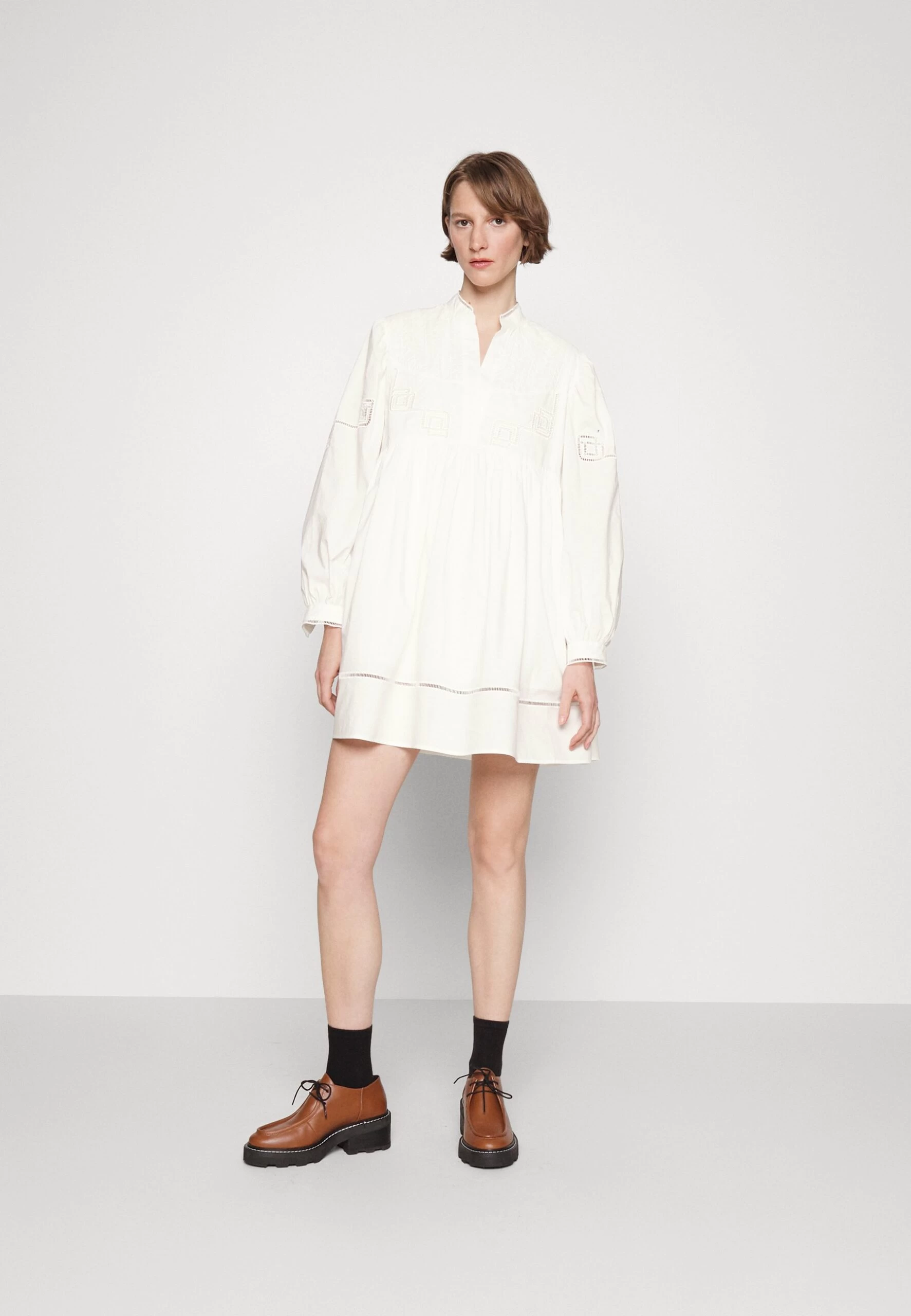 CLAUDIE PIERLOT Robe De Jour - Blanc 4 CLAUDIE PIERLOT Robe De Jour - Blanc – Image 2