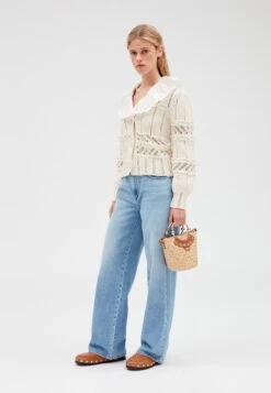 CLAUDIE PIERLOT Madelaine - Gilet - Ecru 10 CLAUDIE PIERLOT Madelaine - Gilet - Ecru -Claudie Pierlot Mode 5305fdc3f7db479ab5ca675e80b5557e