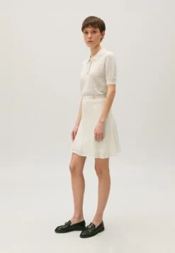CLAUDIE PIERLOT Mymoney - Jupe Trapèze - Ecru -Claudie Pierlot Mode 5344429b448f4ae682253c1e6d2d2e17
