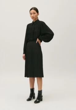 CLAUDIE PIERLOT Savane - Jupe Plissée - Noir -Claudie Pierlot Mode 53b64f00782140f0a837cae962bbdc2d