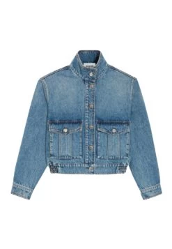 CLAUDIE PIERLOT Volume - Veste En Jean - Denim Mid Blue 12 CLAUDIE PIERLOT Volume - Veste En Jean - Denim Mid Blue -Claudie Pierlot Mode 53fe2728d1ac45ae93c736026510fac6