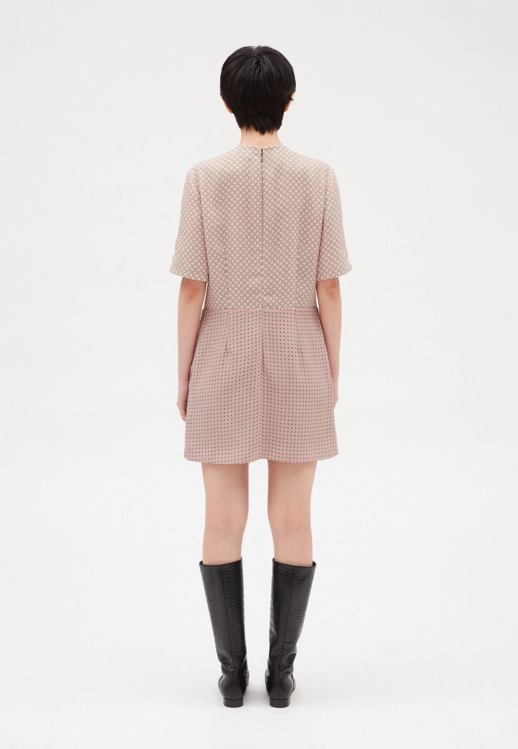 CLAUDIE PIERLOT Rayet - Robe De Jour - Print Clair 5 CLAUDIE PIERLOT Rayet - Robe De Jour - Print Clair – Image 3