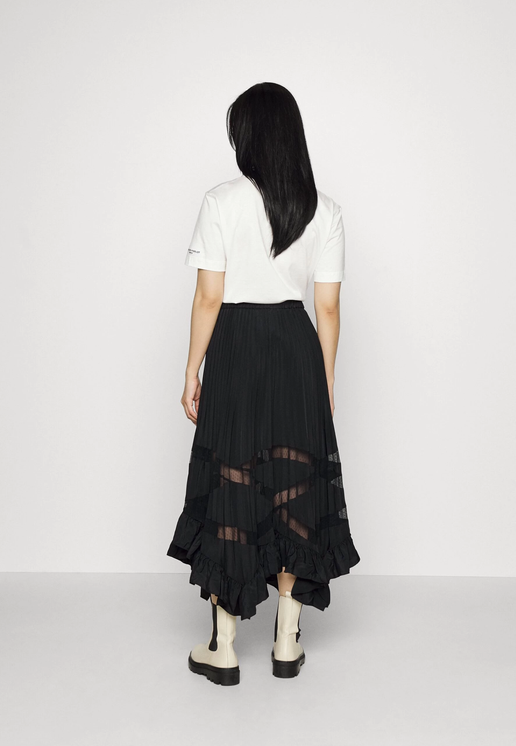CLAUDIE PIERLOT Seloda - Jupe Crayon - Noir 6 CLAUDIE PIERLOT Seloda - Jupe Crayon - Noir – Image 4
