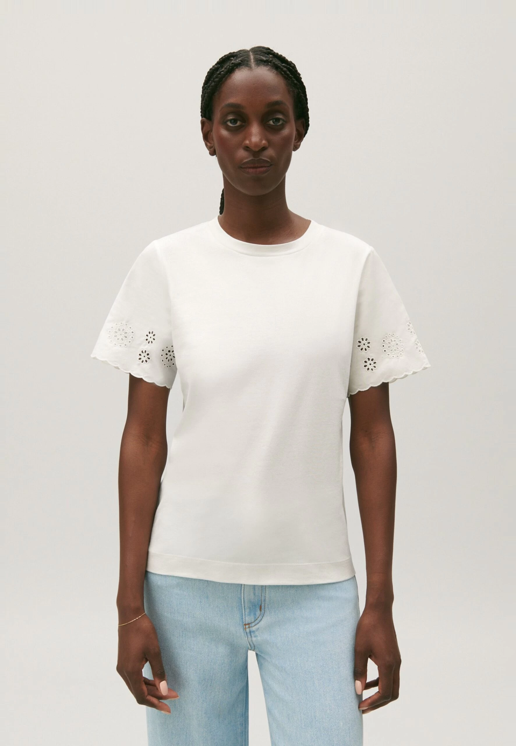 CLAUDIE PIERLOT Trad - T-Shirt Imprimé - Ecru 3 CLAUDIE PIERLOT Trad - T-Shirt Imprimé - Ecru