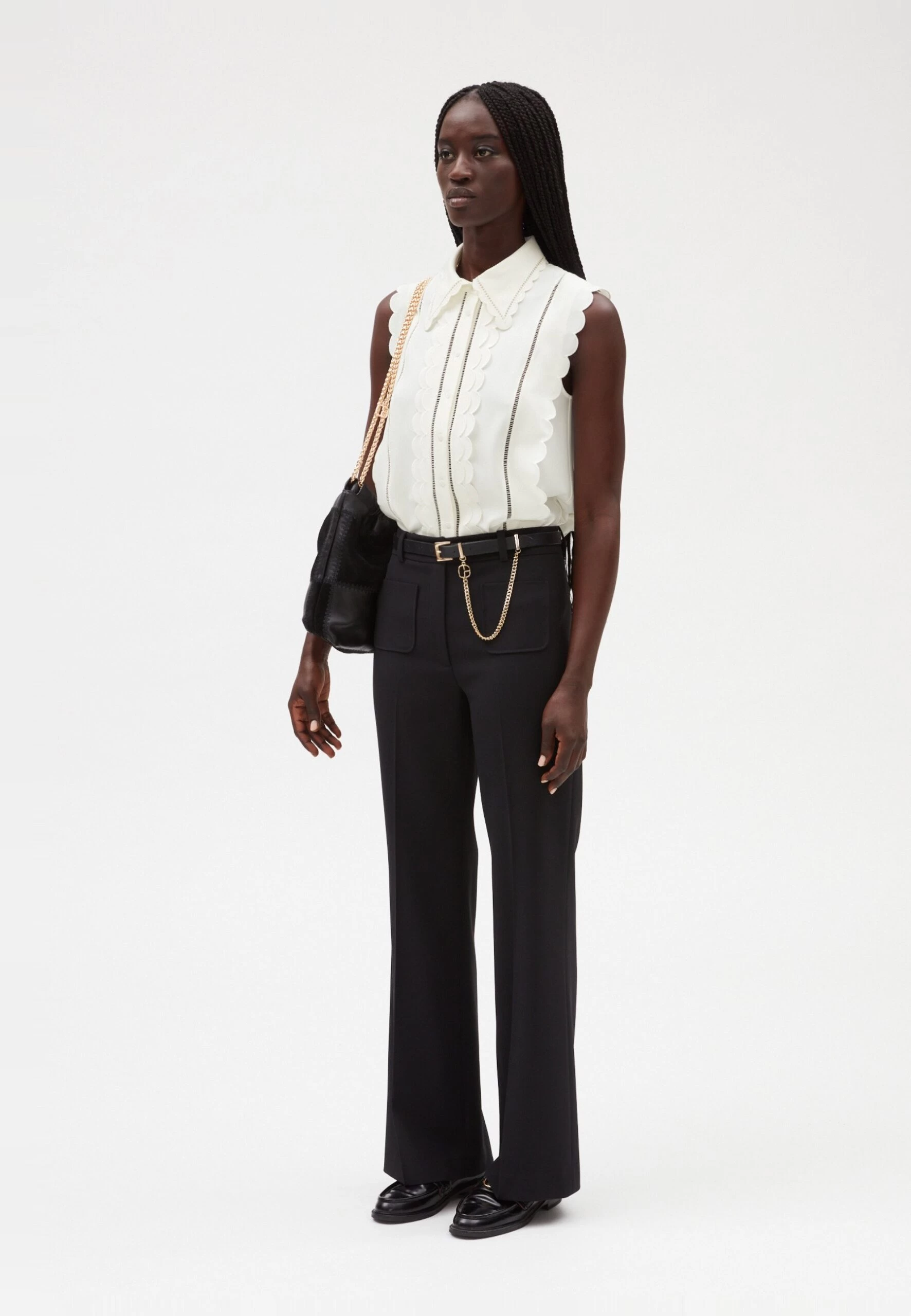 CLAUDIE PIERLOT Beflower - Débardeur - Ecru 6 CLAUDIE PIERLOT Beflower - Débardeur - Ecru – Image 4