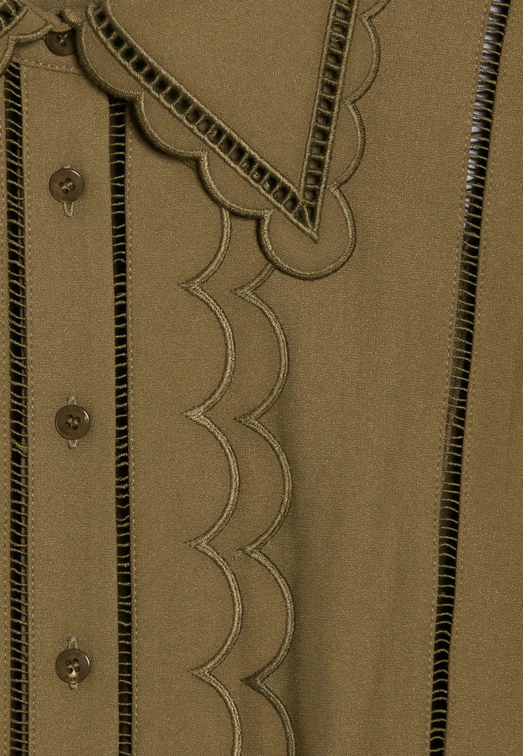 CLAUDIE PIERLOT Respect - Robe Chemise - Lichen 8 CLAUDIE PIERLOT Respect - Robe Chemise - Lichen – Image 6