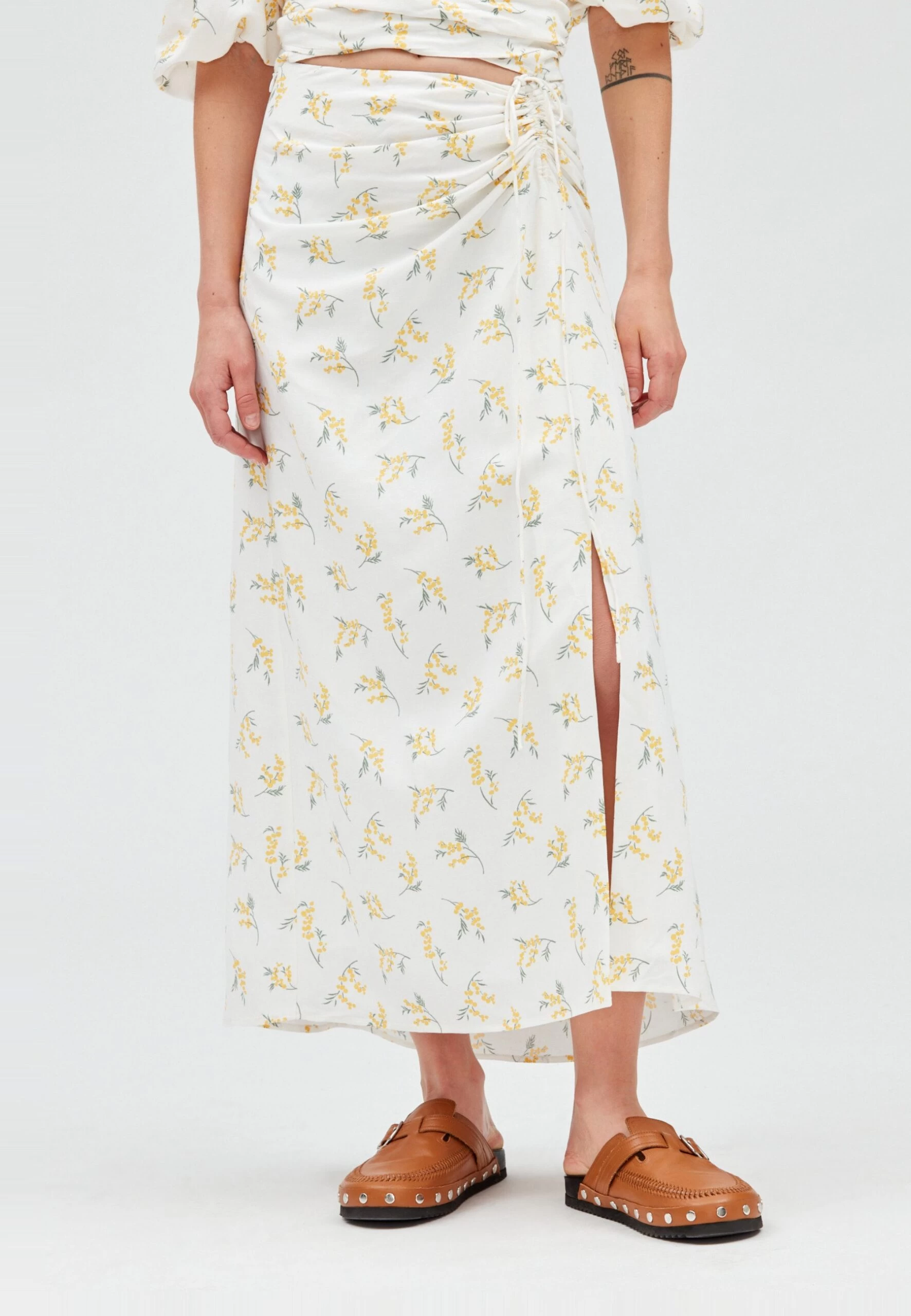 CLAUDIE PIERLOT Sapinmimosa - Jupe Longue - Print Clair 3 CLAUDIE PIERLOT Sapinmimosa - Jupe Longue - Print Clair