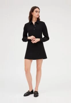 CLAUDIE PIERLOT Robe Chemise - Noir