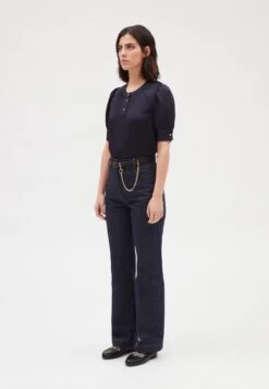 CLAUDIE PIERLOT Bella - Blouse - Marine -Claudie Pierlot Mode 62a30408797d46eaa98ab1c526693170