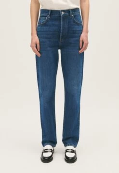 CLAUDIE PIERLOT Paros - Jean Droit - Denim Fonce