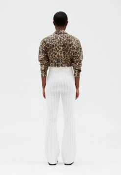 CLAUDIE PIERLOT Maliba - Pantalon Classique - Ecru -Claudie Pierlot Mode 660b6c4b430f4834ac5f6af657bc3233