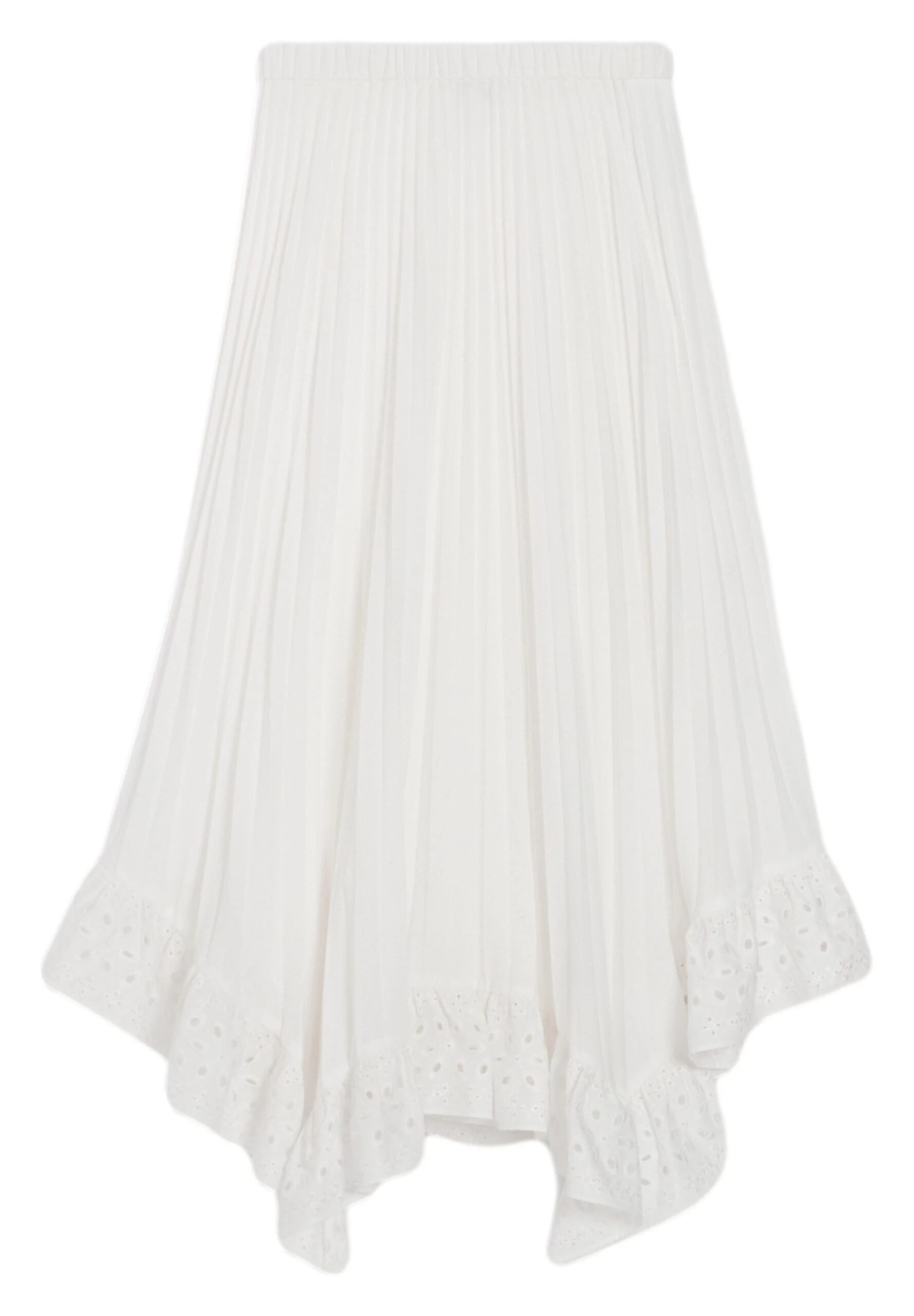 CLAUDIE PIERLOT Selode - Jupe Plissée - Ecru 7 CLAUDIE PIERLOT Selode - Jupe Plissée - Ecru – Image 5