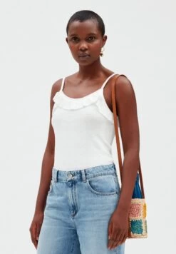 CLAUDIE PIERLOT Murmuri - Débardeur - Ecru -Claudie Pierlot Mode 67b3d3175d9d4b69b80342edd18e5784