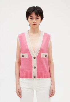 CLAUDIE PIERLOT Manou - Veste Sans Manches - Dragee