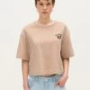 CLAUDIE PIERLOT Talex - T-Shirt Basique - Beige Clair 2 CLAUDIE PIERLOT Talex - T-Shirt Basique - Beige Clair -Claudie Pierlot Mode 69053fde4bb04fc1b4fcc634e250f4cb