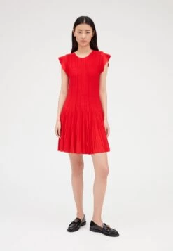 CLAUDIE PIERLOT Morina - Robe Pull - Rouge