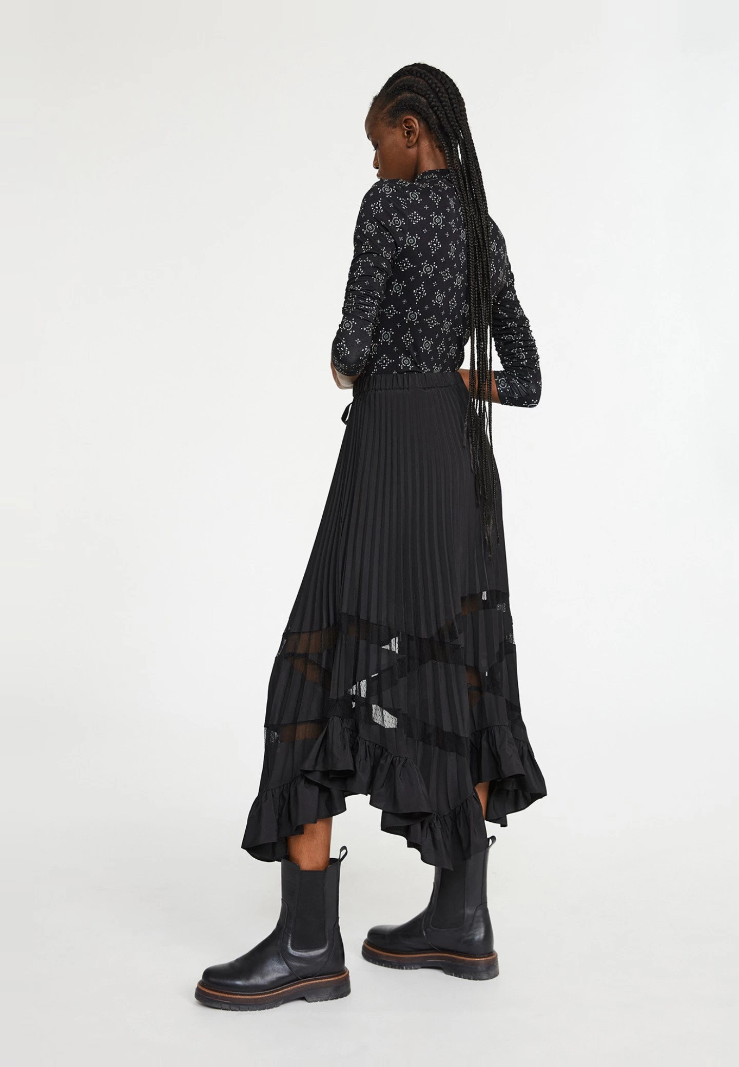CLAUDIE PIERLOT Seloda - Jupe Crayon - Noir 10 CLAUDIE PIERLOT Seloda - Jupe Crayon - Noir – Image 8