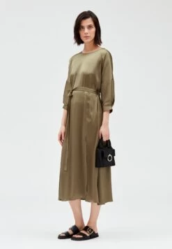 CLAUDIE PIERLOT Rulia - Robe De Jour - Lichen -Claudie Pierlot Mode 6f2fed94714b465c9ae2c737ed6e4b63