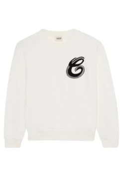 CLAUDIE PIERLOT Tari - Sweatshirt - Ecru -Claudie Pierlot Mode 7179ae341f8249bfba0d50a59414a7a7