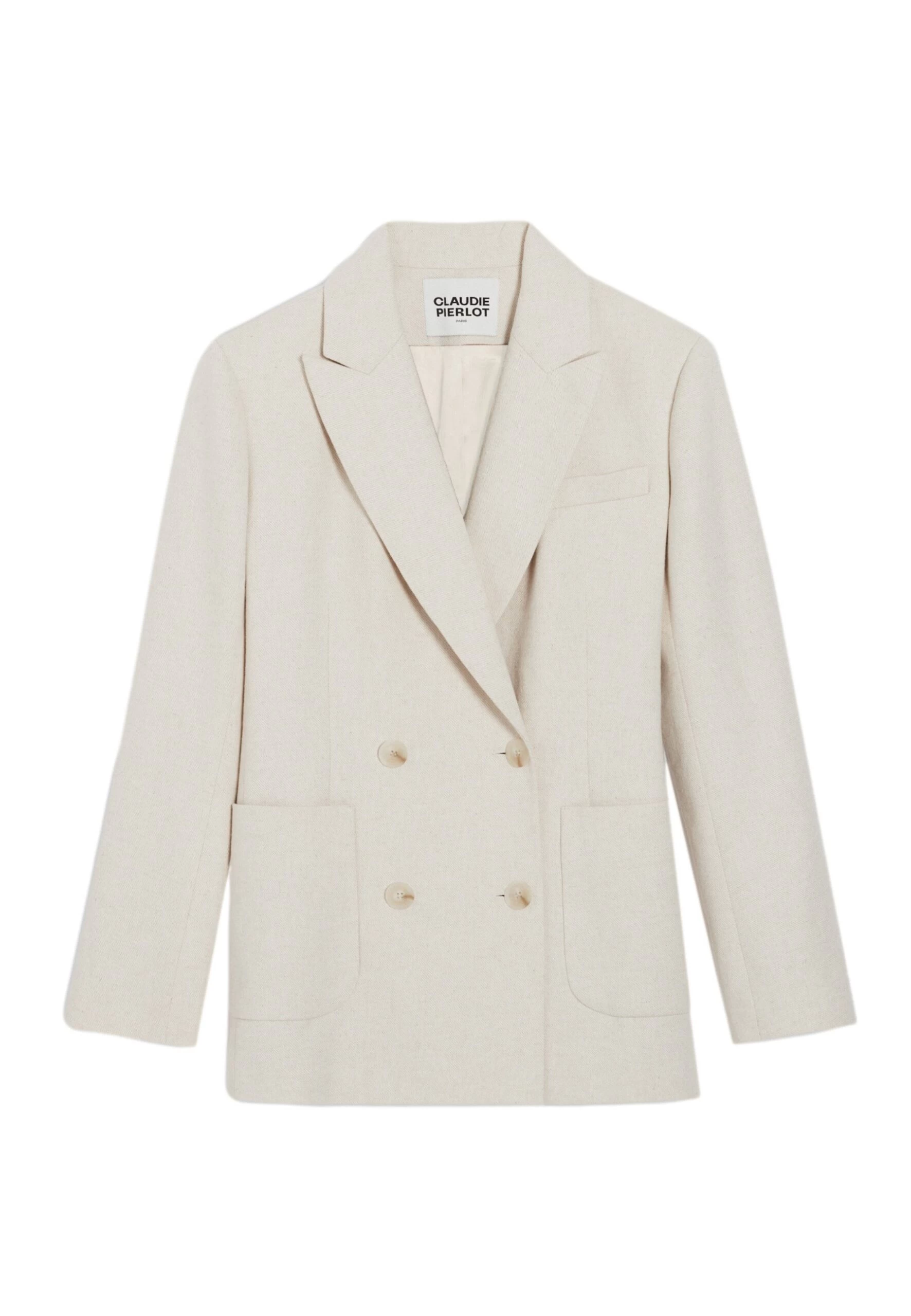 CLAUDIE PIERLOT Virginialin - Manteau Court - Lin 7 CLAUDIE PIERLOT Virginialin - Manteau Court - Lin – Image 5