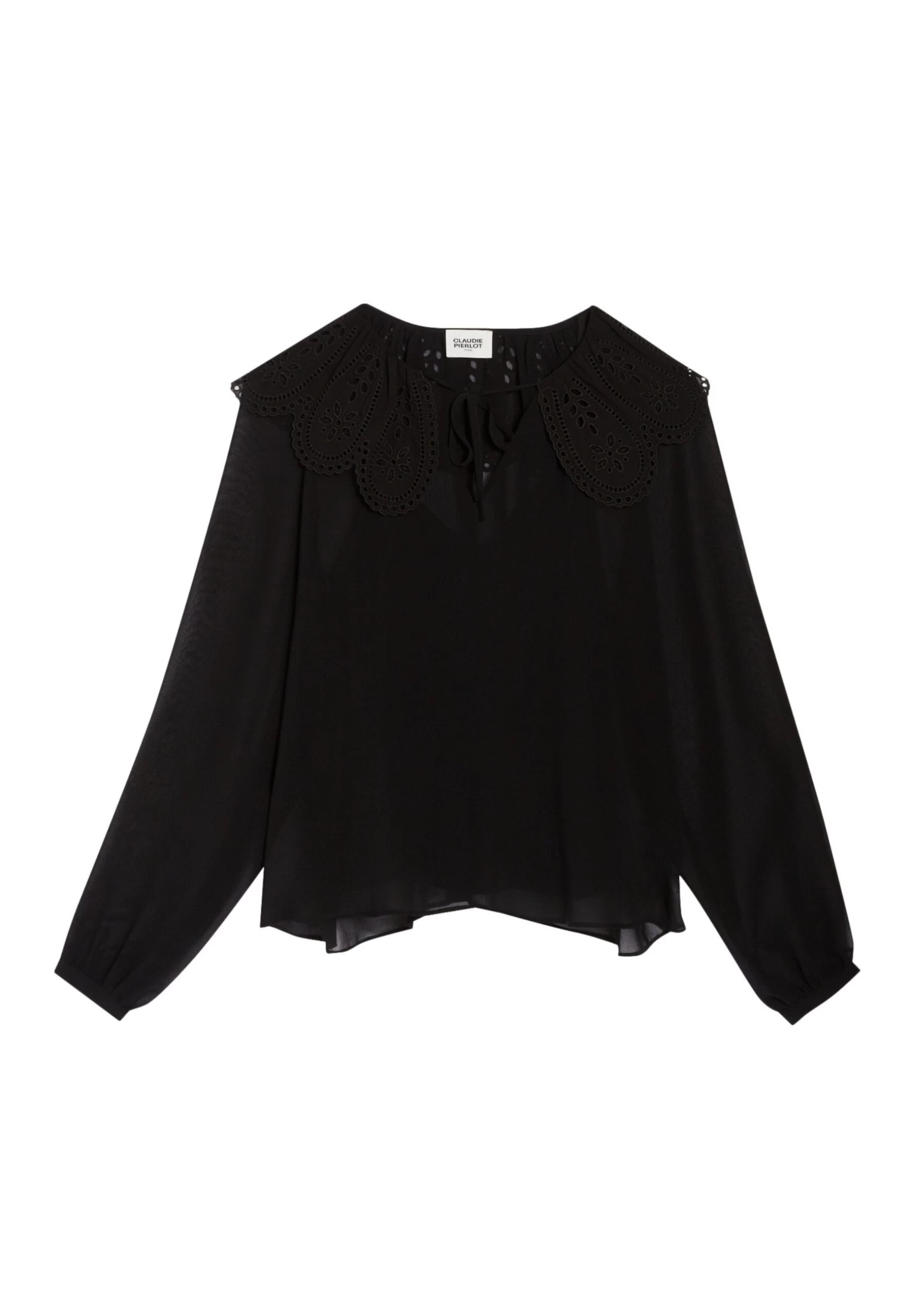 CLAUDIE PIERLOT Badelbis - Blouse - Noir 7 CLAUDIE PIERLOT Badelbis - Blouse - Noir – Image 5