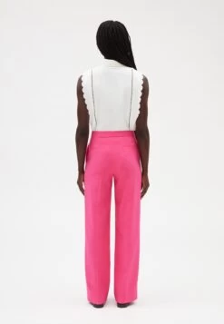 CLAUDIE PIERLOT Pisto - Pantalon Classique - Bubble Gum -Claudie Pierlot Mode 7478b9c68af041b5b71483e1656606f3