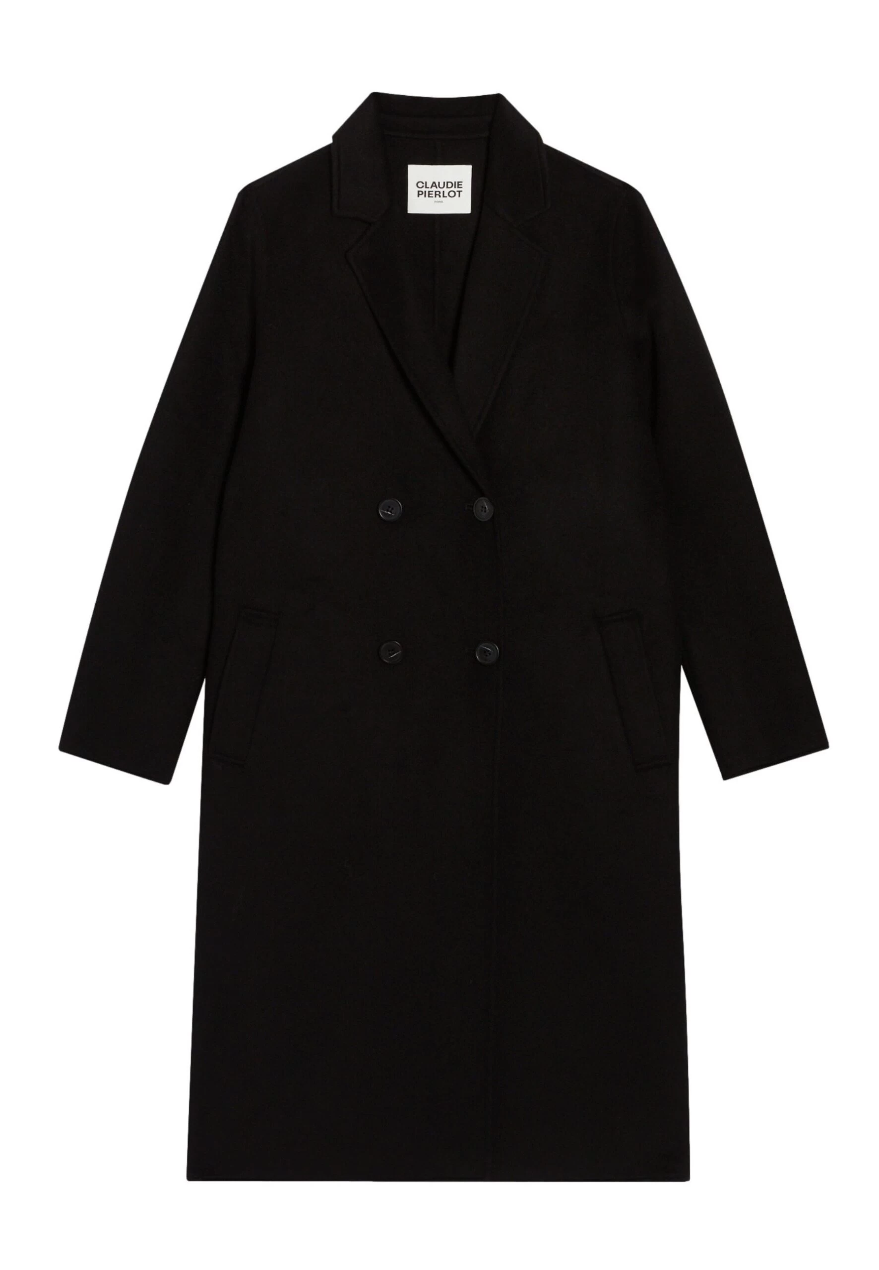 CLAUDIE PIERLOT Galant - Manteau Classique - Noir 7 CLAUDIE PIERLOT Galant - Manteau Classique - Noir – Image 5