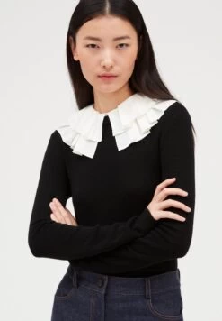 CLAUDIE PIERLOT Missy - Pullover - Bicolore -Claudie Pierlot Mode 76532bb2d28b4163830d7f6f822b0127