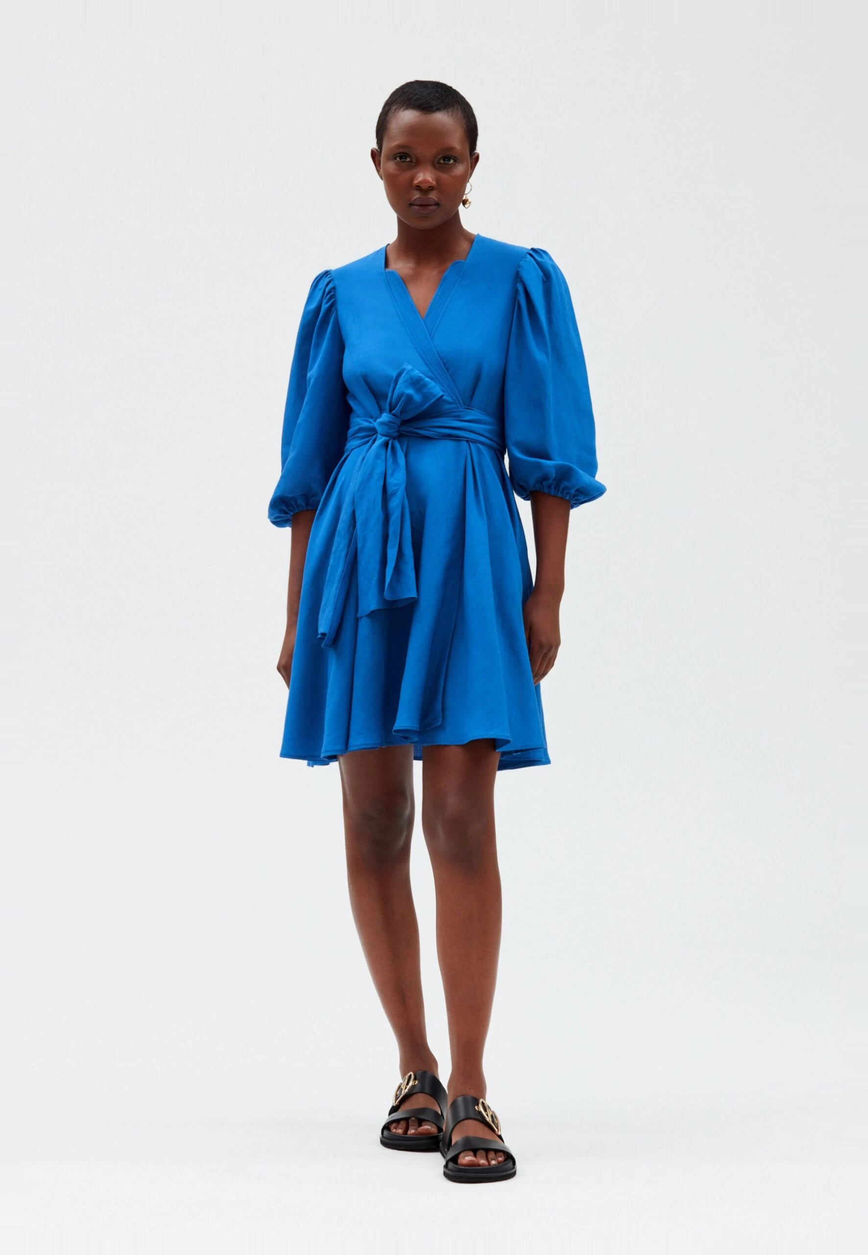 CLAUDIE PIERLOT Robe De Jour - Bleu Santorin 4 CLAUDIE PIERLOT Robe De Jour - Bleu Santorin – Image 2