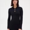 CLAUDIE PIERLOT Mousson - Robe Fourreau - Marine -Claudie Pierlot Mode 77213c03787e4e528bf3ce6c0e3350c5