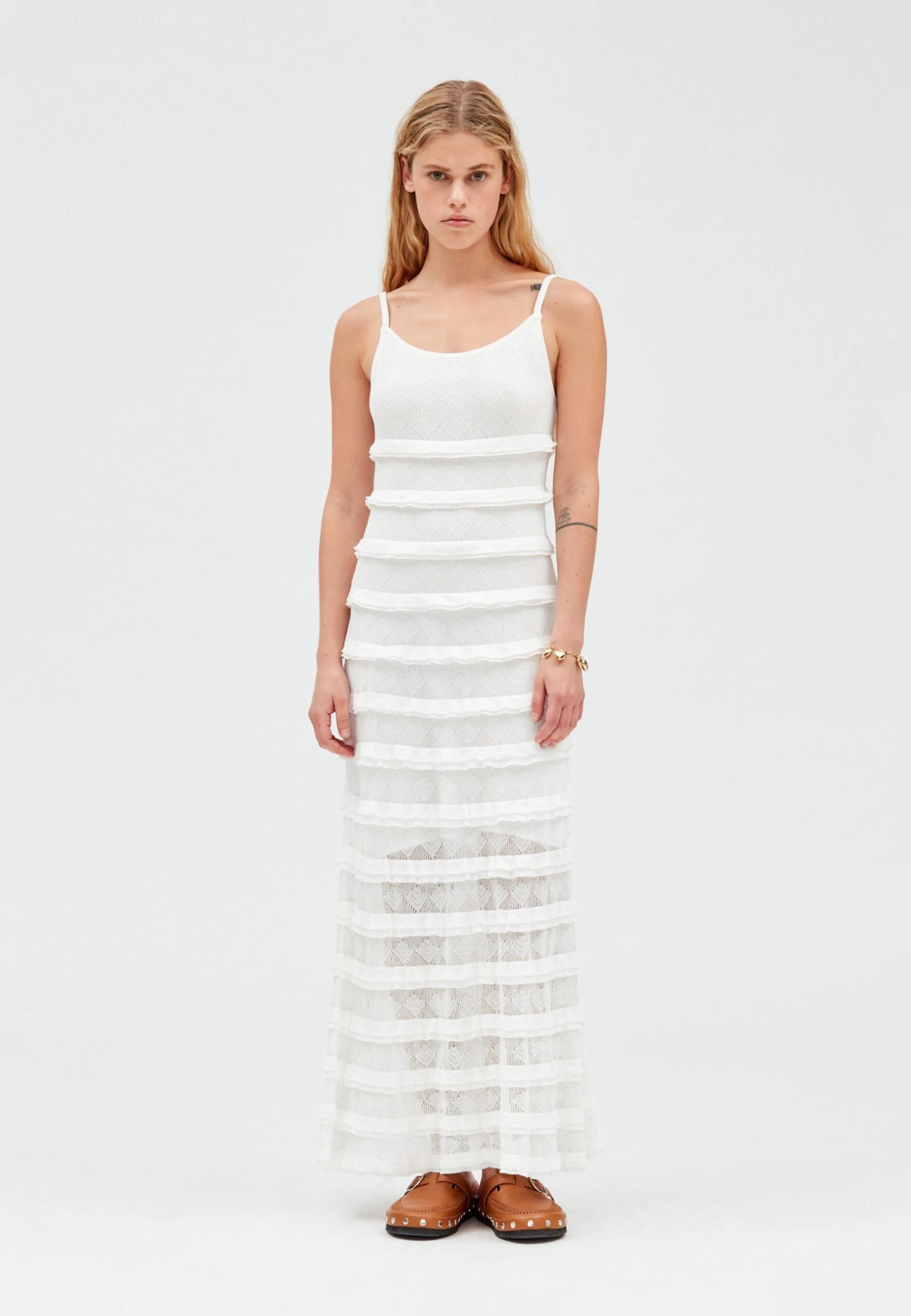 CLAUDIE PIERLOT Murmura - Robe Longue - Ecru 3 CLAUDIE PIERLOT Murmura - Robe Longue - Ecru